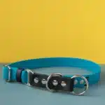 obroza-polzaciskowa-rainbow-lagune-black-srebrne-biothane-accdog