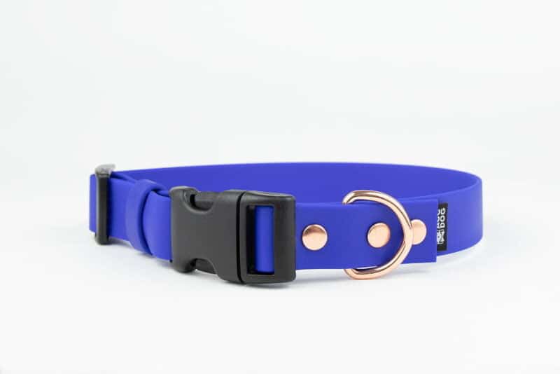 obroza-duraflex-navy-blue-rozowe-zloto-biothane-accdog