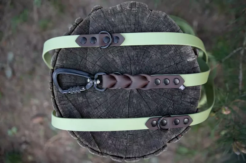 Smycz przepinana Biothane® Rainbow