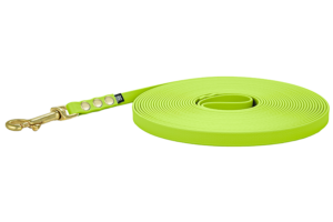 Linka z Biothane® Apple Green 4 m szer. 9 mm