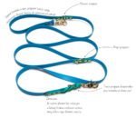 Smycz przepinana dla psa Rainbow Biothane