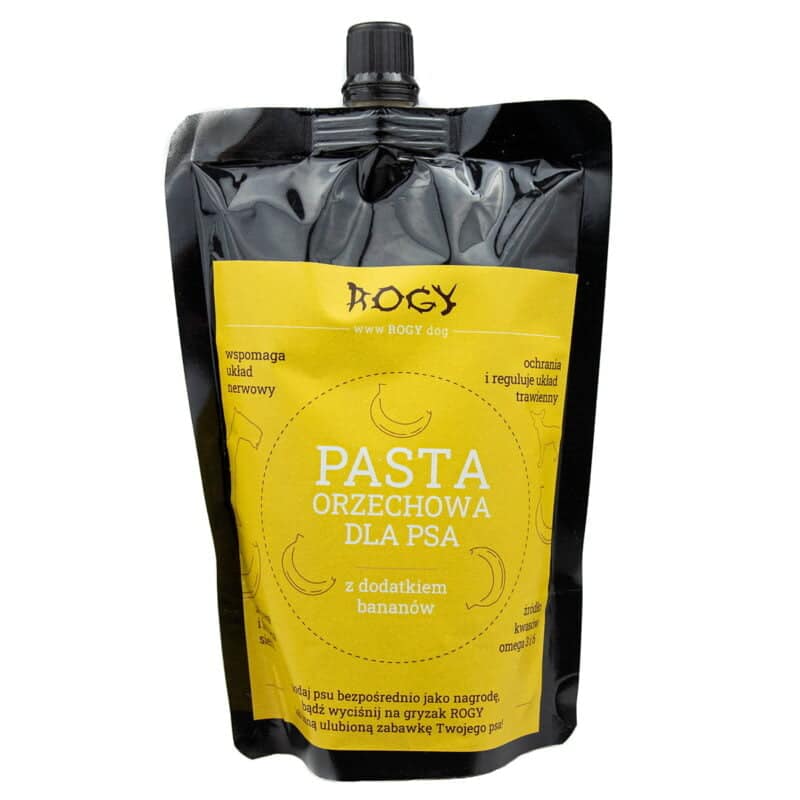 pasta-orzechowa-dla-psa-z-dodatkiem-bananow-rogy-accdog