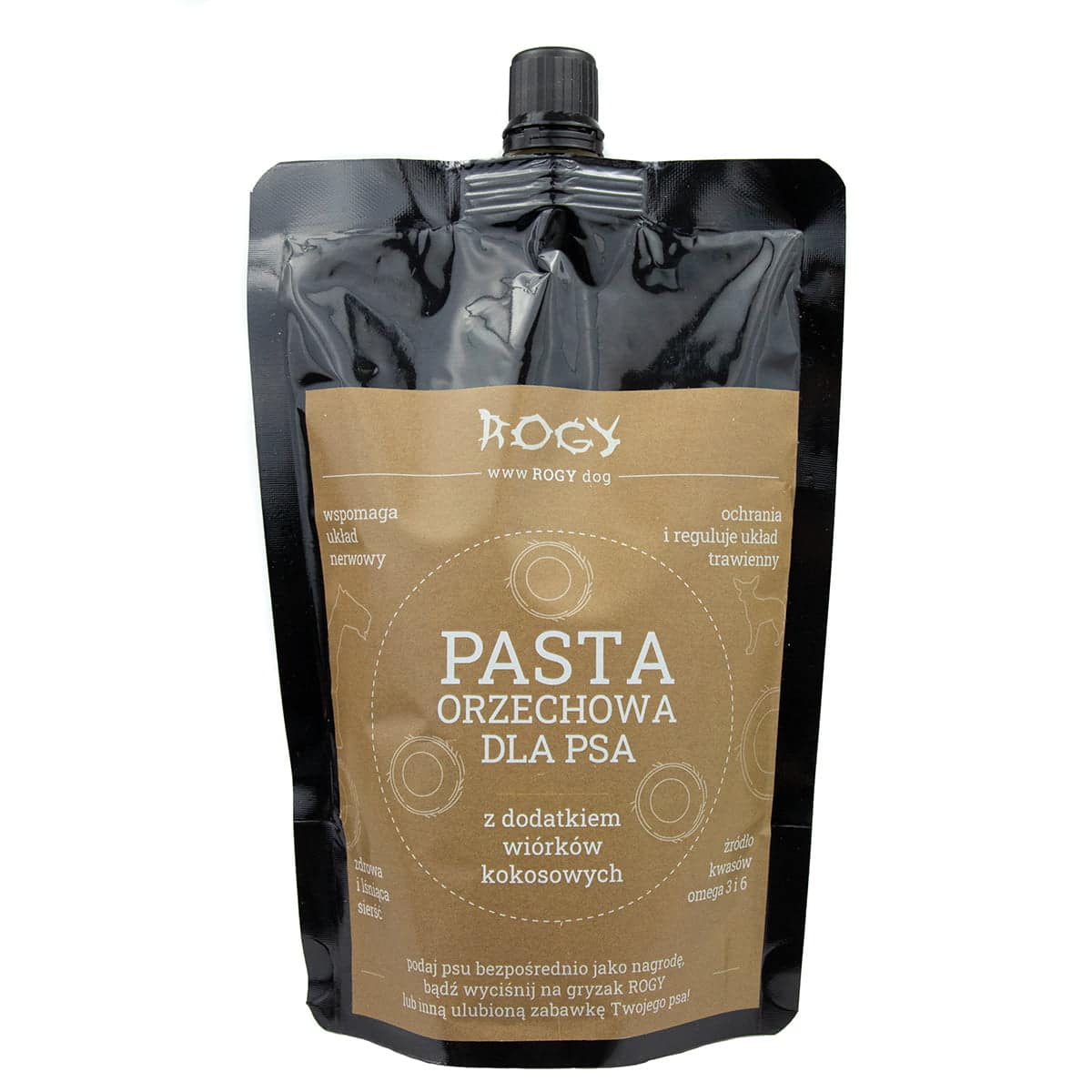 pasta-orzechowa-dla-psa-z-dodatkiem-wiorkow-kokosowych-rogy-accdog