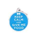 id-tag-big-circle-keep-calm-and-give-me-food