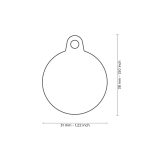 myfamily-id-tag-hushtag-collection-aluminium-black-circle-with-green-rubber2
