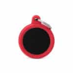 myfamily-id-tag-hushtag-collection-aluminium-black-circle-with-red-rubber