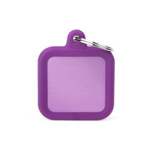 myfamily-id-tag-hushtag-collection-aluminium-purple-square-with-purple-rubber