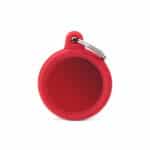 myfamily-id-tag-hushtag-collection-aluminium-red-circle-with-red-rubber