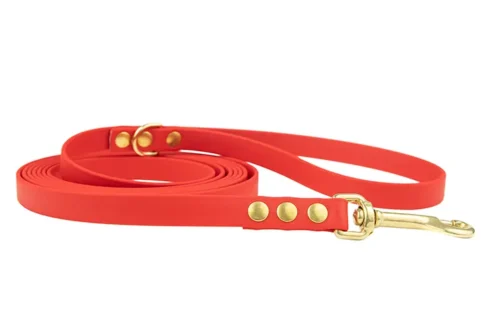smycz-miejska-classic-red-mosiezne-sprezynowy-biothane-accdog