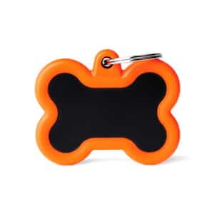 myfamily-id-tag-hushtag-collection-aluminium-black-bone-with-orange-rubber
