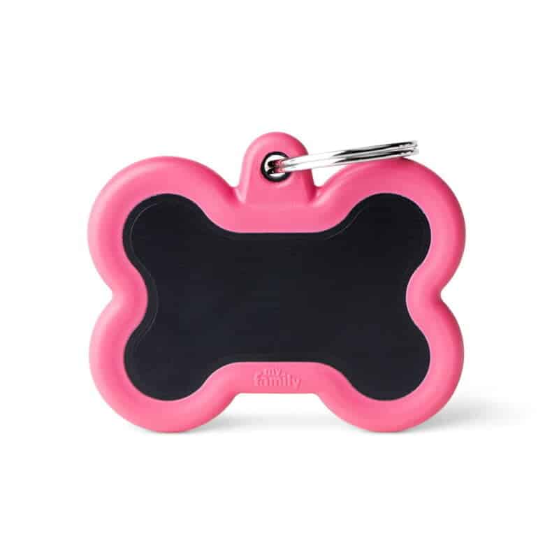 myfamily-id-tag-hushtag-collection-aluminium-black-bone-with-pink-rubber