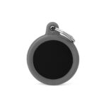 myfamily-id-tag-hushtag-collection-aluminium-black-circle-with-grey-rubber