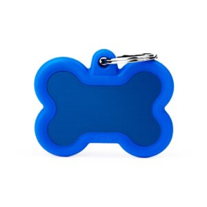 myfamily-id-tag-hushtag-collection-aluminium-blue-bone-with-blue-rubber