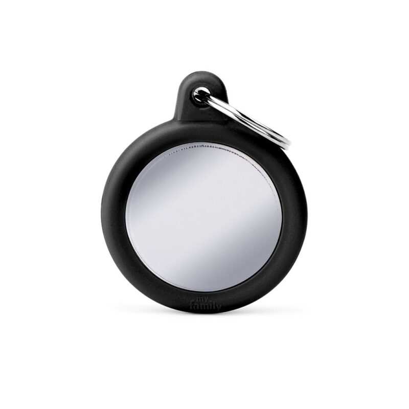 myfamily-id-tag-hushtag-collection-chromed-circle-with-black-rubber