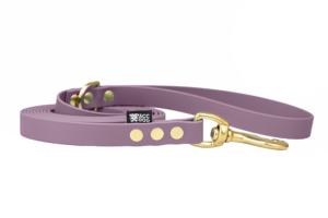 Smycz miejska Biothane® Mauve