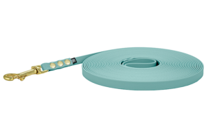 Linka z Biothane® Turquoise 10 m szer. 9 mm