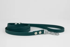 Smycz miejska Biothane Forest 200 cm | 9 mm | karabinek sprężynowy mały chromowany