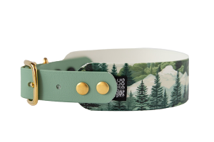 Obroża Biothane® Greyhound Góry Sage Green