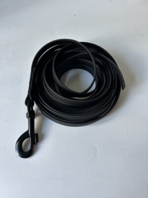 Linka treningowa Biothane Black 6 m 13 mm