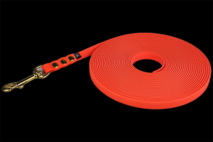 Linka treningowa wodoodporna Hexa neonowy pomarańczowy