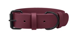 Obroża Elegant 38 mm Biothane M 40-50 cm, okucia czarne