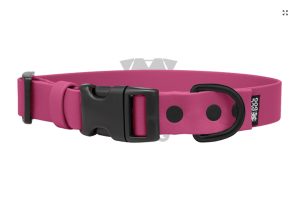 Obroża Duraflex® Magenta roz. M szer. 25 mm, okucia czarne