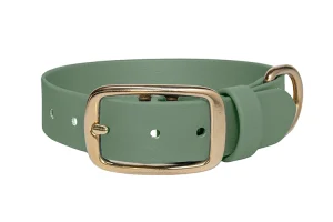 Obroża Biothane® Foggy Green